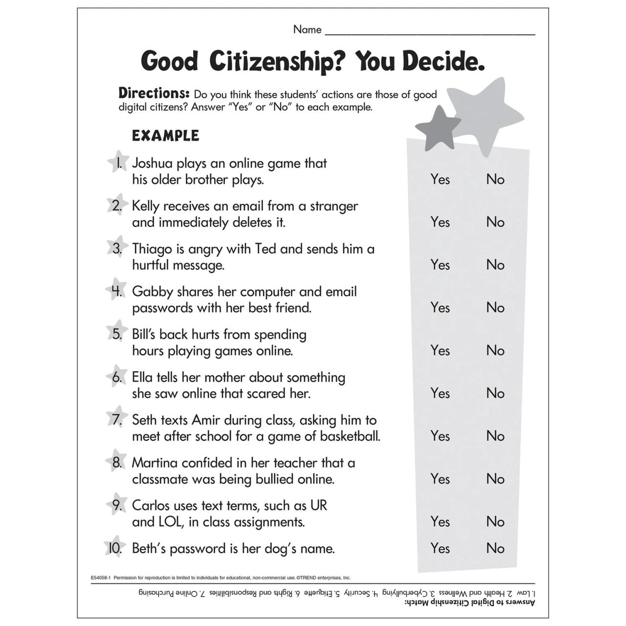 Citizenship in the nation workbook