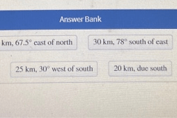 Label each vector with the correct description